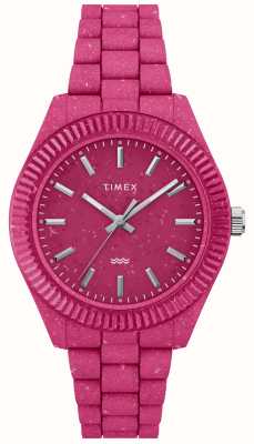 Timex Quadrante rosa legacy ocean (37 mm) da donna / cinturino in materiale #tide ocean rosa TW2V77200