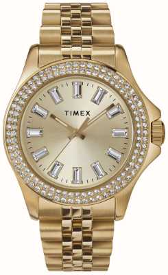 Timex Kaia da donna (38 mm) quadrante dorato/bracciale in acciaio inossidabile tonalità oro TW2V80000