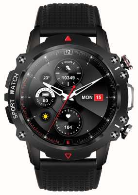 STORM Smartwatch S-Hero (47 mm) quadrante digitale/cinturino in caucciù nero 47535/BK