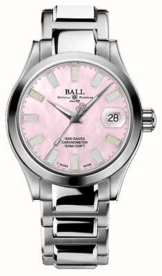 Ball Watch Company Cronometro Engineer iii Marvellight automatico (36 mm) quadrante rosa/acciaio inossidabile (indici arcobaleno) NL9616C-S1C-PKR