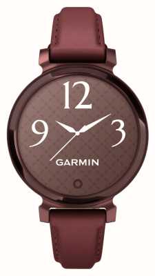 Garmin Smartwatch fitness e stile di vita Lily 2 edizione classica (35,4 mm) bronzo scuro con pelle di gelso 010-02839-03