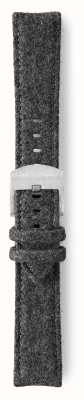 Elliot Brown Cinturino in feltro di lana grigio Solo cinturino da 22 mm STR-F01