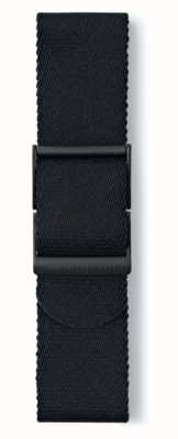 Elliot Brown Cinturino in tessuto nero, lunghezza standard, solo cinturino da 22 mm STR-N15