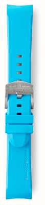 Elliot Brown Solo cinturino da 22 mm con fibbia ad ardiglione in caucciù blu ciano STR-R15
