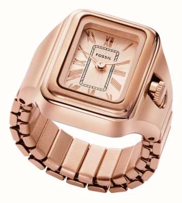 ossil Orologio ad anello Raquel da donna - quadrante oro rosa / cinturino in acciaio inossidabile tonalità oro rosa ES5345