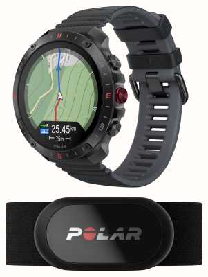 Polar Orologio sportivo intelligente GPS Grit x2 pro premium nero con sensore h10 (s-l) 900110286