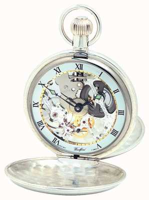 Woodford | scheletro di cacciatore | doppio coperchio | argento | orologio da tasca | 1002