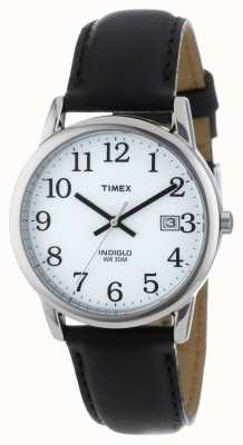 Timex Orologio easy reader da uomo bianco nero T2H281