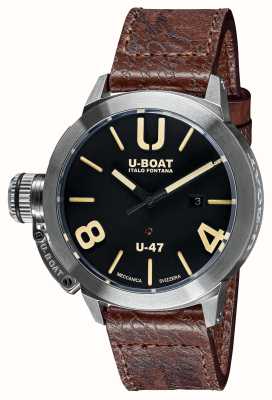 U-Boat Classico 47 as1 automatico cinturino in pelle marrone 8105