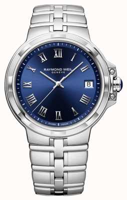Raymond Weil Parsifal classico orologio da polso con quadrante blu 5580-ST-00508