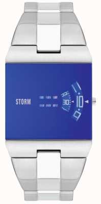 STORM | nuovo orologio blu lazer quadrato remi | 47430/LB