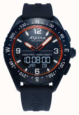 Alpina | alpinerx | smartwatch | cinturino in caucciù blu | AL-283LNO5NAQ6