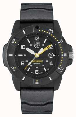 Luminox Navy Seal serie 3600 da uomo | cinturino in caucciù nero | quadrante nero XS.3601