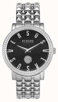 Versus Versace | pigalle donna | bracciale in acciaio inossidabile | quadrante nero | VSPEU0419