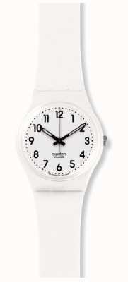 Swatch | gent originale | solo orologio morbido bianco | SO28W107-S14