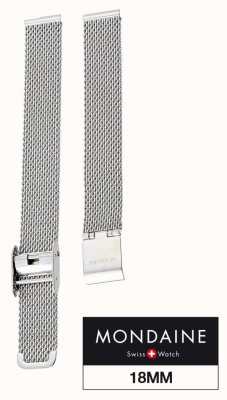 Mondaine | cinturino per orologio in maglia solo cinturino | acciaio inossidabile | 18mm | FM8918STEM4