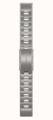 Garmin Solo cinturino per orologio Quickfit 22, bracciale in titanio ventilato dal display 010-12863-08 EX-DISPLAY