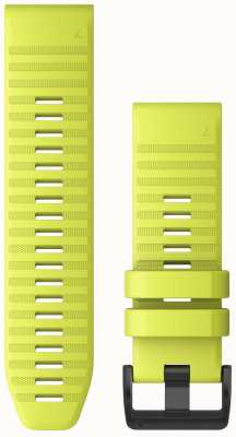 Garmin Solo cinturino per orologio Quickfit 26, amp in silicone giallo 010-12864-04