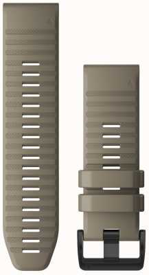 Garmin Solo cinturino dell'orologio Quickfit 26, silicone arenaria scuro 010-12864-02