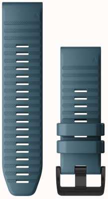 Garmin Solo cinturino per orologio Quickfit 26, silicone blu lago 010-12864-03