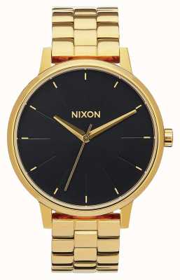 Nixon Kensington | tutto oro / raggio di sole nero | braccialetto ip oro | quadrante nero A099-2042-00