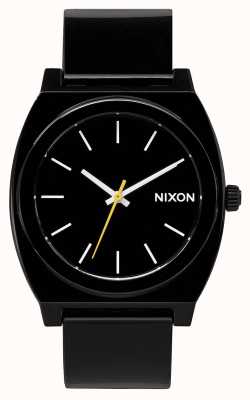 Nixon Cassiere del tempo p | nero | cinturino in plastica nera | quadrante nero A119-000-00