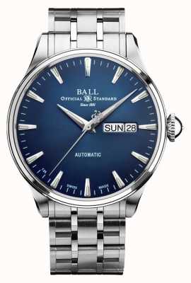 Ball Watch Company L'eternità del capotreno | bracciale in acciaio inossidabile | quadrante blu NM2080D-S1J-BE