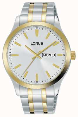 Lorus Uomo | quadrante argento | bracciale in acciaio bicolore RH346AX9