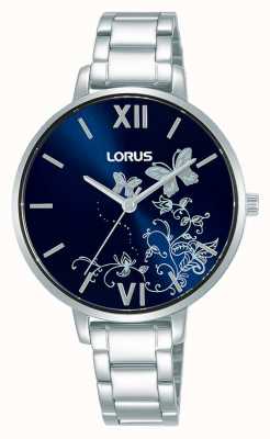 Lorus Donna | quadrante sunray blu scuro | bracciale in acciaio inossidabile RG299SX9