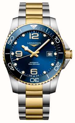 LONGINES Idroconquista 41mm | automatico | bicolore | quadrante blu L37813967