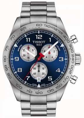 Tissot Prs 516 | cronografo | quadrante blu | bracciale in acciaio inossidabile T1316171104200