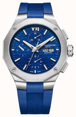 Baume & Mercier Riviera cronografo automatico quadrante blu M0A10623