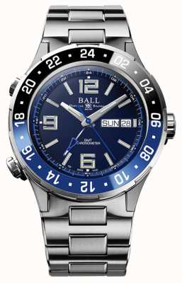 Ball Watch Company Roadmaster marine gmt lunetta in ceramica quadrante blu DG3030B-S1CJ-BE
