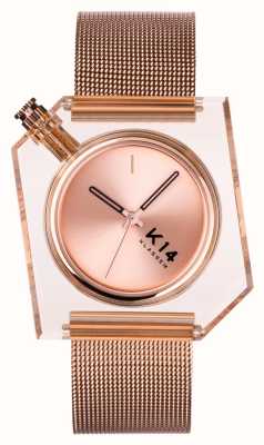 Klasse14 K14 maglia milanese oro rosa 40mm WKF20RG001M