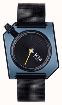 Klasse14 Bracciale in maglia milanese nera K14 dark da 40 mm WKF20BK001M