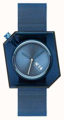 Klasse14 Bracciale K14 maglia milanese blu 40mm WKF20BE002M