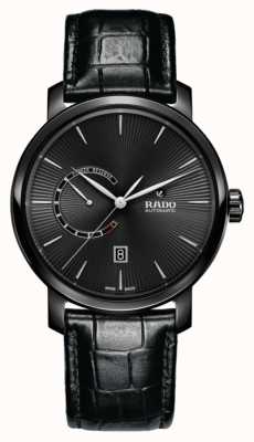 RADO Orologio monocromatico nero con riserva di carica automatica Diamaster R14137156
