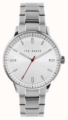 Ted Baker Cosmo maschile | quadrante argento | orologio in acciaio inossidabile BKPCSF111