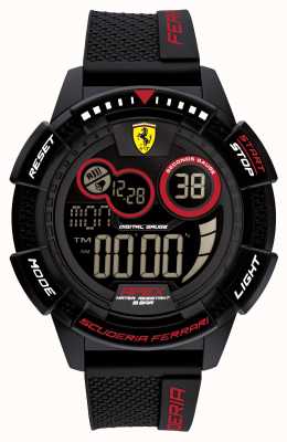Scuderia Ferrari Cinturino in silicone nero superveloce Apex 0830856