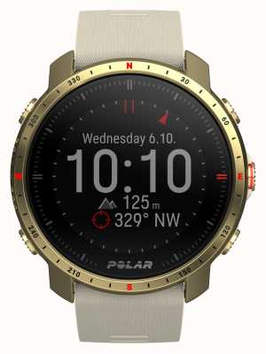 Polar Grit x pro premium gps outdoor multisport training watch arctic gold (sl) 90085776
