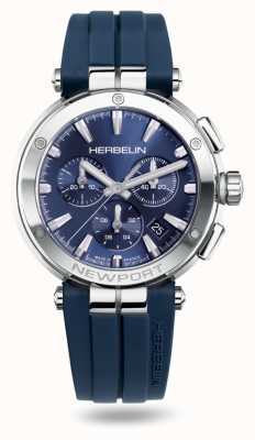 Michel Herbelin Cinturino in gomma blu crono Newport 37658/AP15CB