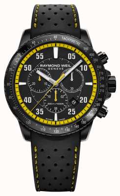 Raymond Weil Orologio cronografo da uomo tango 300 nero e giallo 8570-BKR-05275