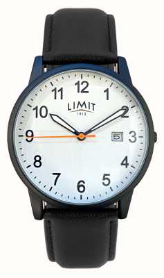 Limit Classico quadrante bianco/orologio in pelle nera 5801.37