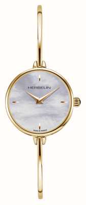 Herbelin Fil orologio bangle da donna in madreperla oro pvd 17206BP19