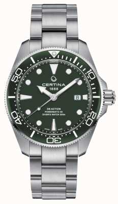 Certina Ds action diver 43mm powermatic 80 verde C0326071109100