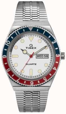 Timex Q diver ispirato sst case quadrante bianco cinturino sst TW2U61200