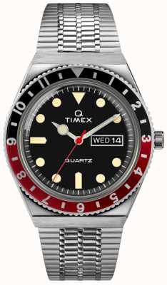 Timex Q diver ispirato sst cassa quadrante nero cinturino sst TW2U61300