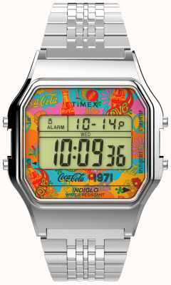 Timex 80 classico digitale con tema coca TW2V25900