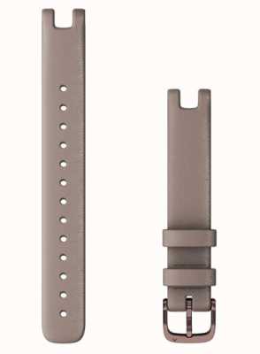 Garmin Solo cinturino Lily (14 mm), pelle italiana paloma con hardware bronzo scuro 010-13068-A0