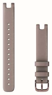 Garmin Solo cinturino Lily (14 mm), pelle italiana paloma con hardware bronzo scuro 010-13068-A0